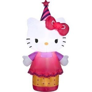 Rare Hello Kitty 2014 indoor/outdoor light up inflatable/discount ship